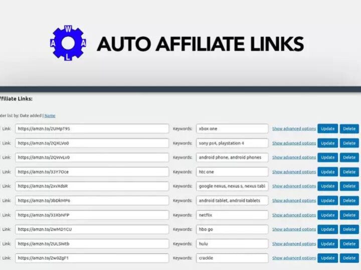 Auto Affiliate Links