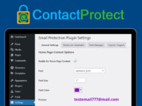 ContactProtect WP Plugin