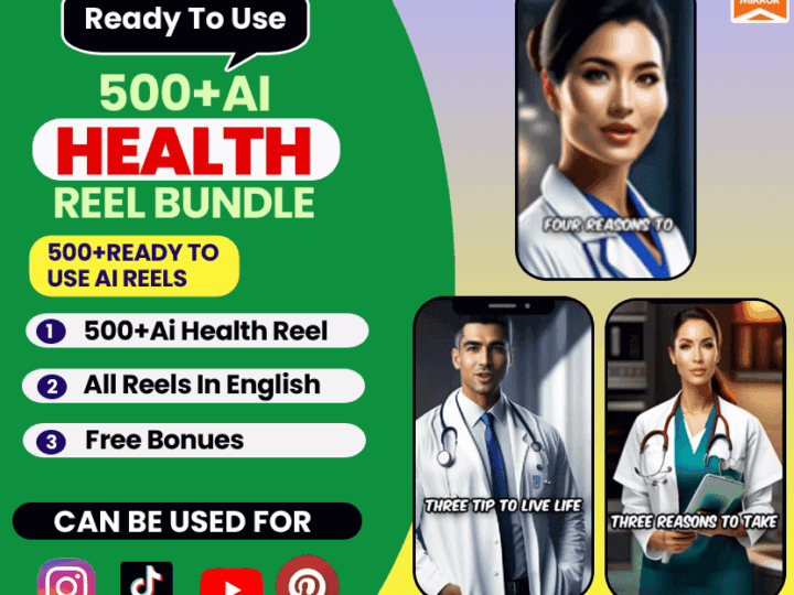 500+ AI Health Reel Bundle