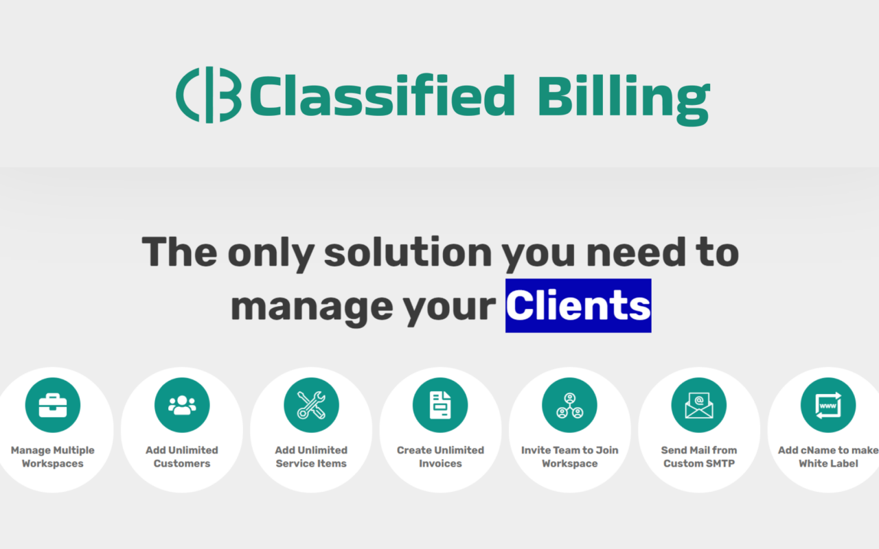 Classified Billing