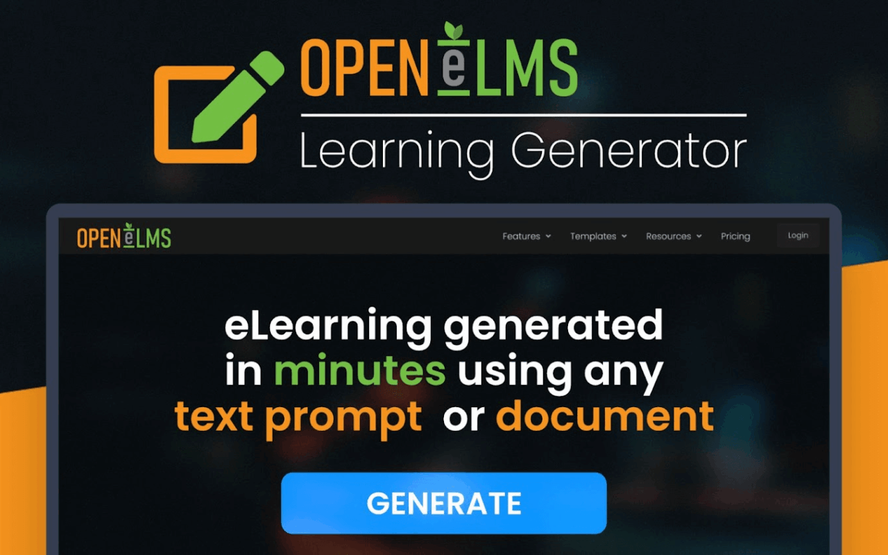 Open eLMS Learning Generator