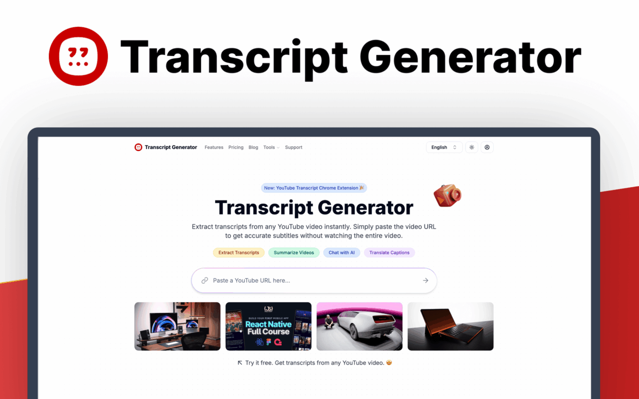 Transcript Generator