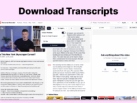 Transcript Generator screenshot 2