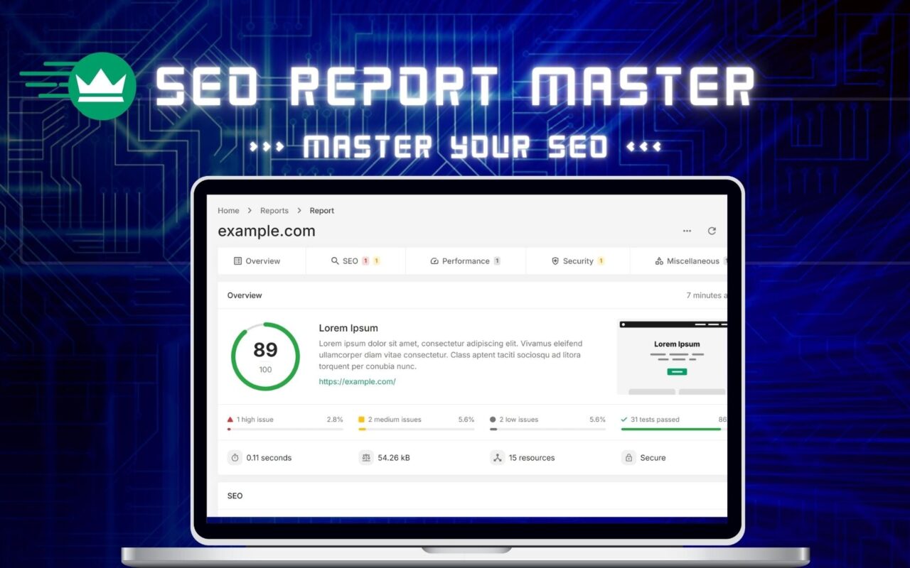 SeoReportMaster