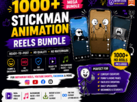 1000+ Stickman Animation Reels Bundle