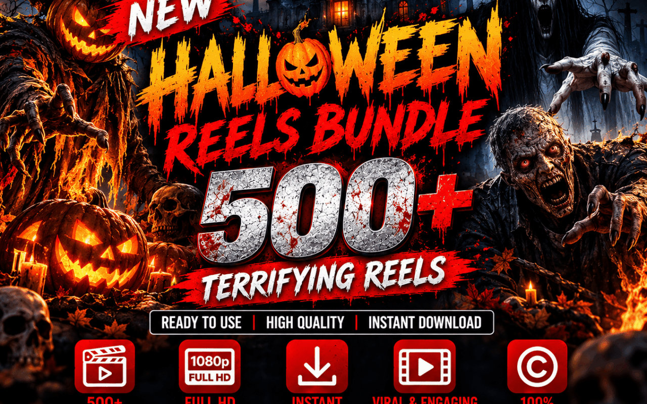 500+ AI Horror Reels Bundle