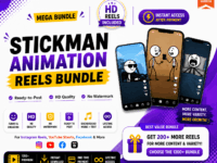 Stickman Animation Reels Bundle