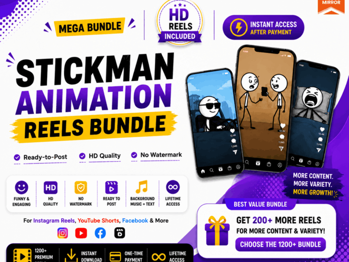 Stickman Animation Reels Bundle